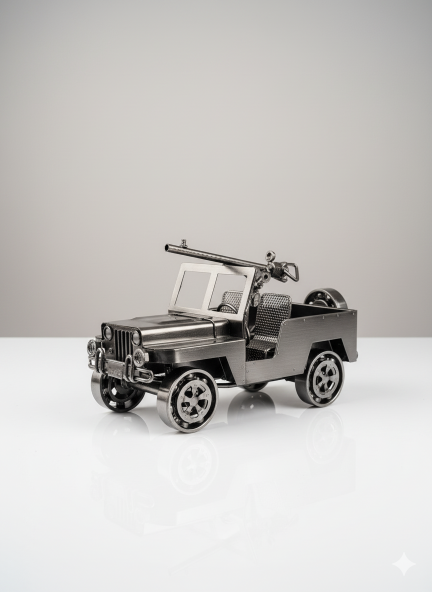 METAL MILITARY JEEP